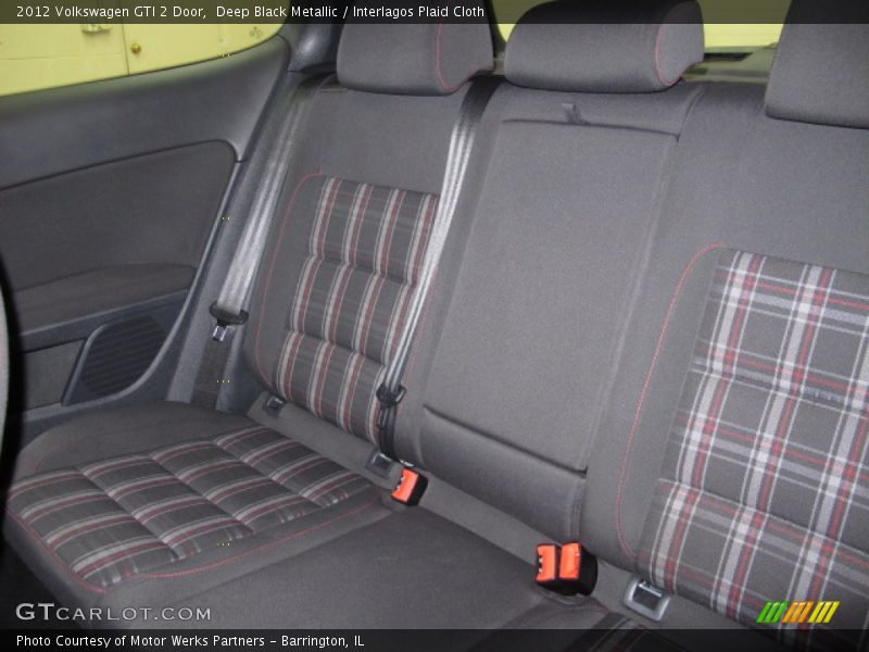 Deep Black Metallic / Interlagos Plaid Cloth 2012 Volkswagen GTI 2 Door