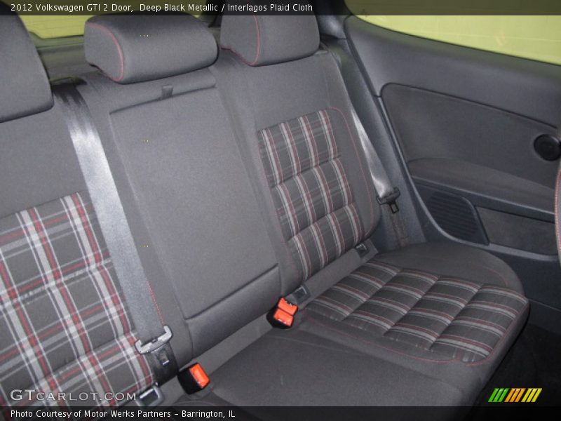 Deep Black Metallic / Interlagos Plaid Cloth 2012 Volkswagen GTI 2 Door