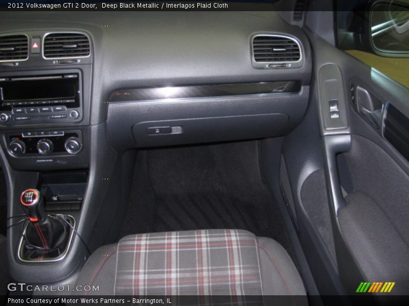 Deep Black Metallic / Interlagos Plaid Cloth 2012 Volkswagen GTI 2 Door