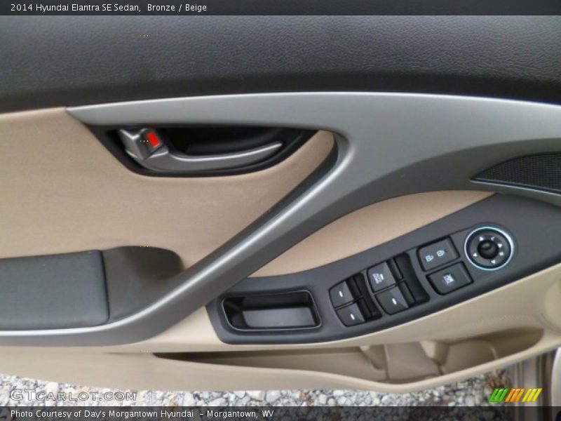 Bronze / Beige 2014 Hyundai Elantra SE Sedan
