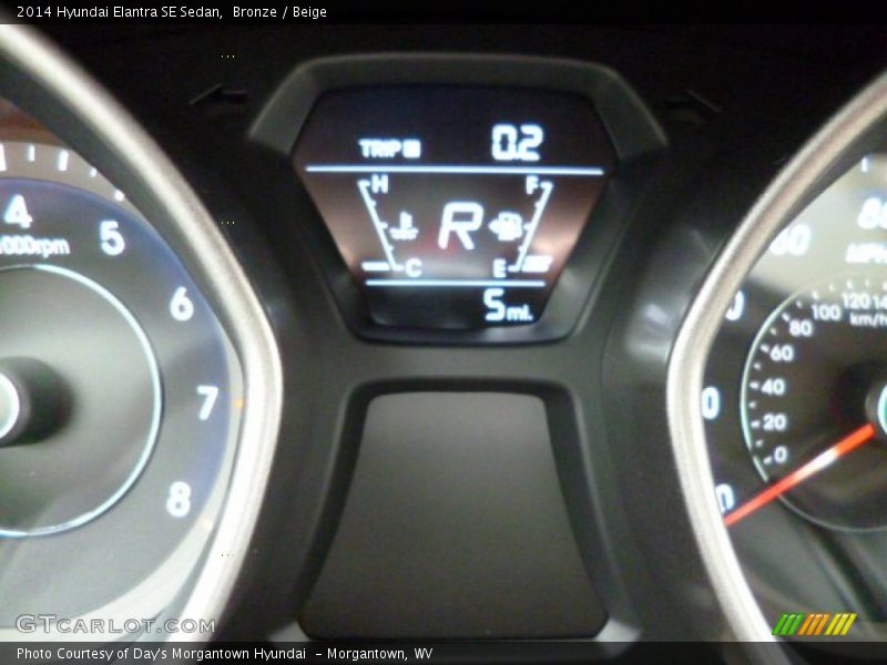 Bronze / Beige 2014 Hyundai Elantra SE Sedan