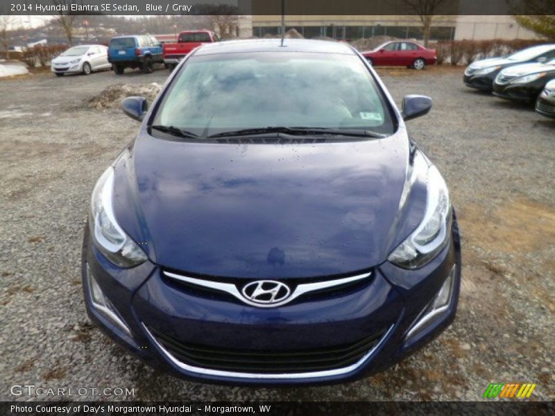 Blue / Gray 2014 Hyundai Elantra SE Sedan