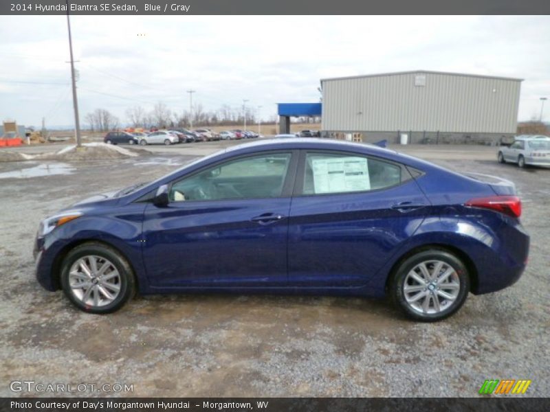 Blue / Gray 2014 Hyundai Elantra SE Sedan
