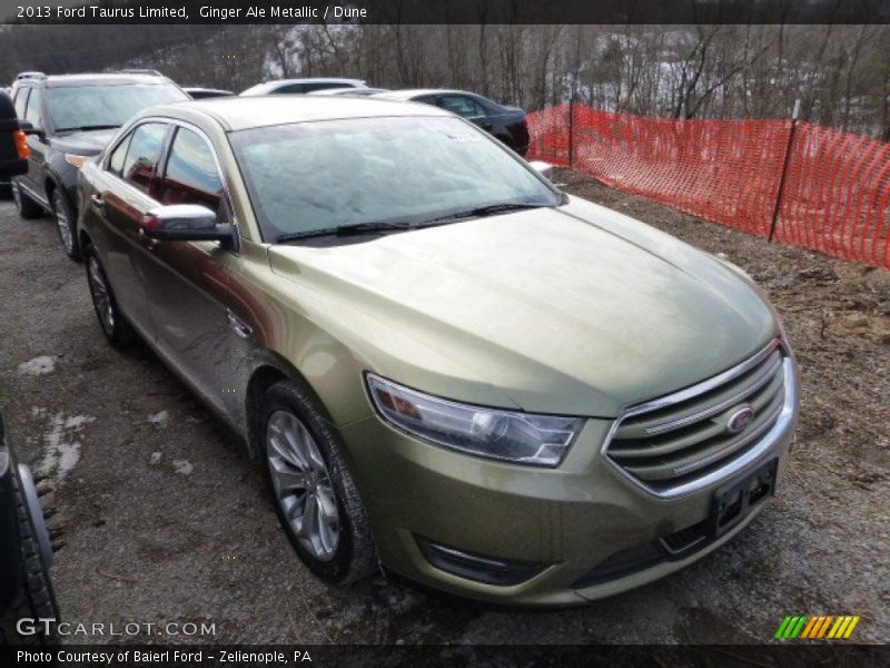 Ginger Ale Metallic / Dune 2013 Ford Taurus Limited