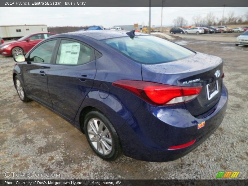 Blue / Gray 2014 Hyundai Elantra SE Sedan