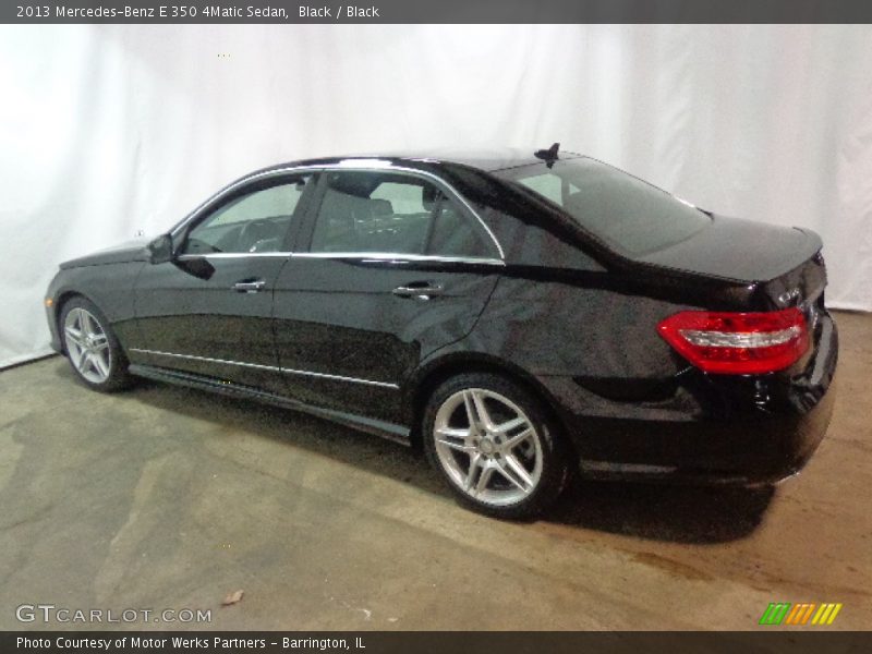 Black / Black 2013 Mercedes-Benz E 350 4Matic Sedan