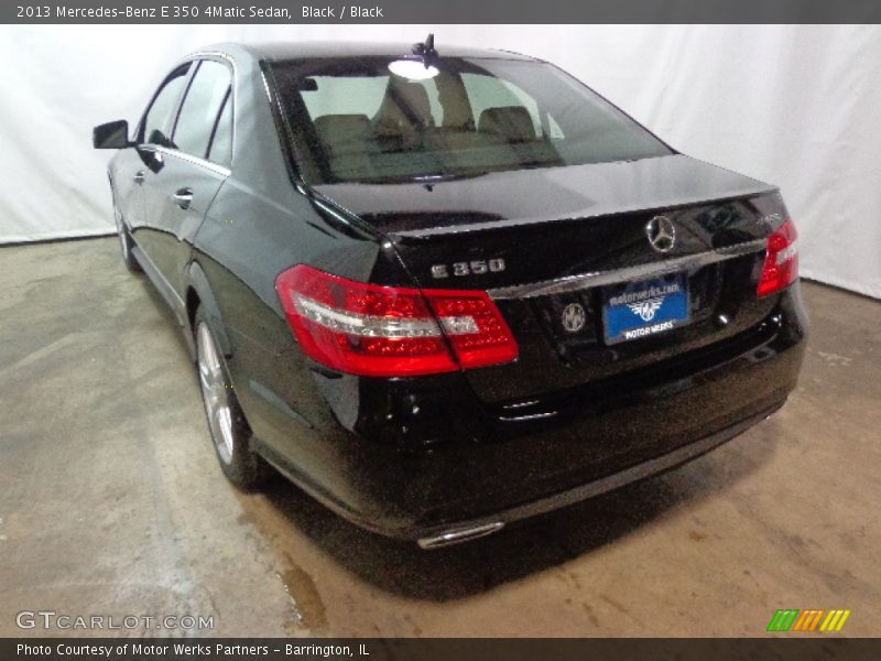 Black / Black 2013 Mercedes-Benz E 350 4Matic Sedan