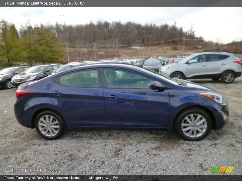 Blue / Gray 2014 Hyundai Elantra SE Sedan