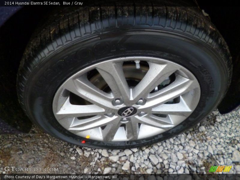 Blue / Gray 2014 Hyundai Elantra SE Sedan