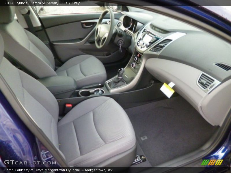 Blue / Gray 2014 Hyundai Elantra SE Sedan