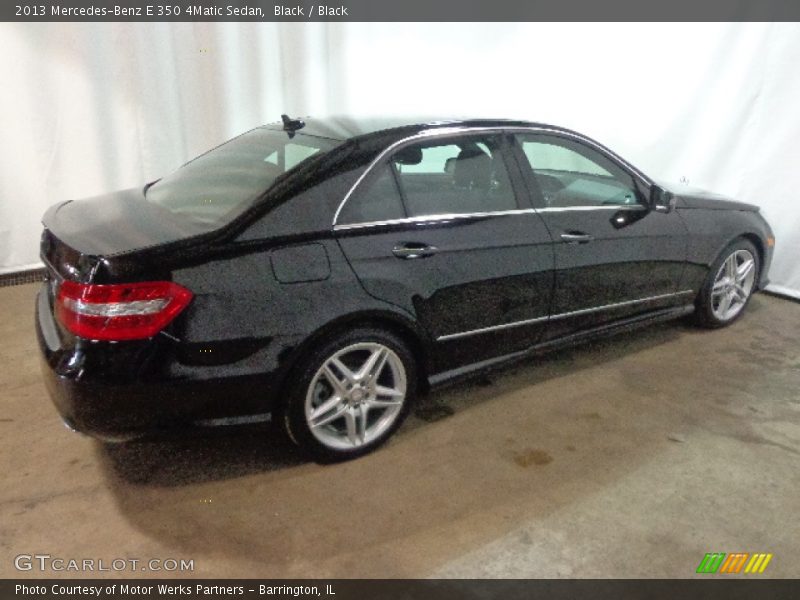 Black / Black 2013 Mercedes-Benz E 350 4Matic Sedan