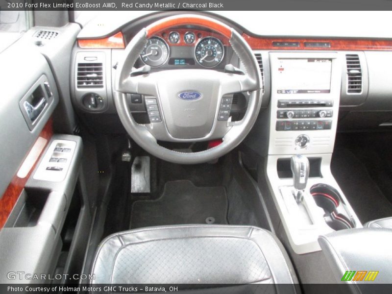 Red Candy Metallic / Charcoal Black 2010 Ford Flex Limited EcoBoost AWD