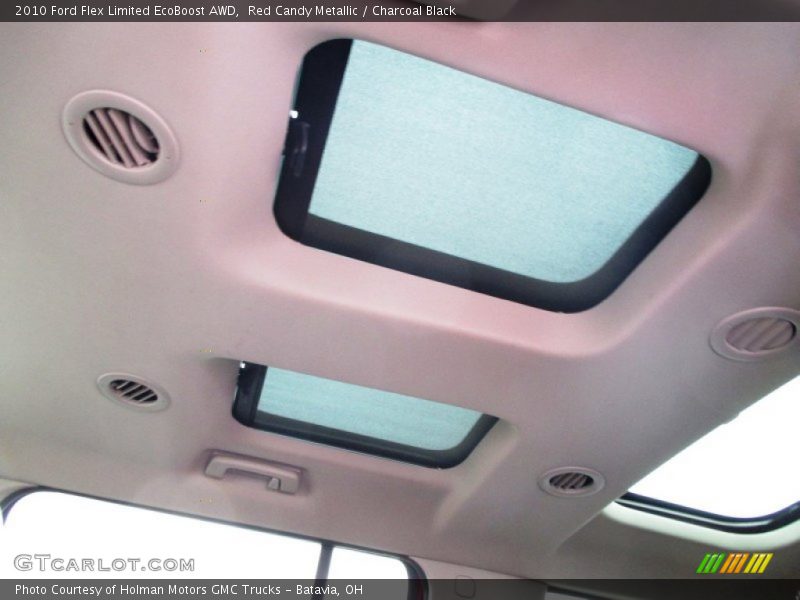 Red Candy Metallic / Charcoal Black 2010 Ford Flex Limited EcoBoost AWD