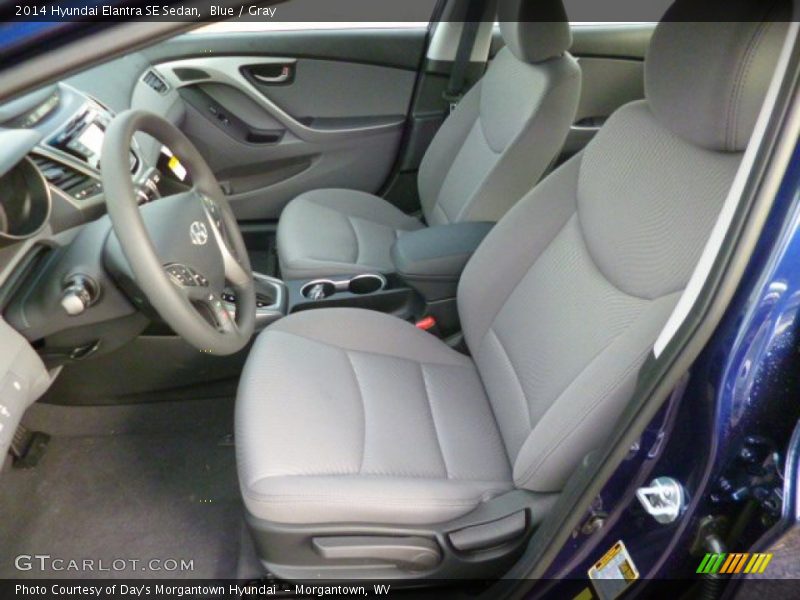 Blue / Gray 2014 Hyundai Elantra SE Sedan