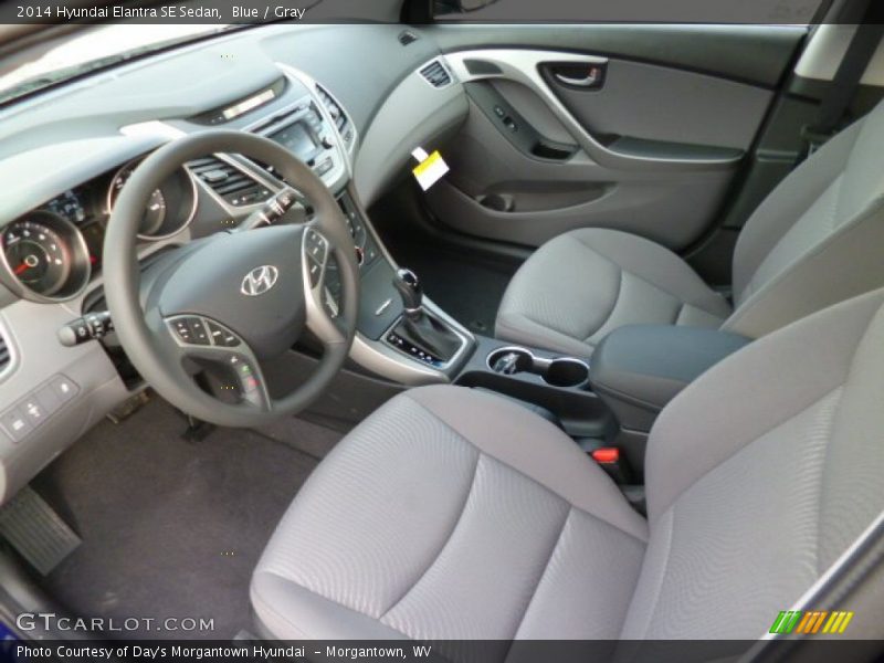 Blue / Gray 2014 Hyundai Elantra SE Sedan