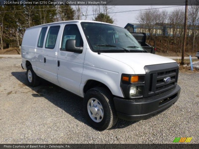 Oxford White / Medium Flint 2014 Ford E-Series Van E250 Cargo Van