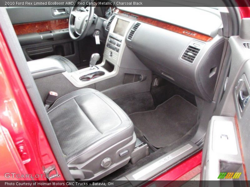 Red Candy Metallic / Charcoal Black 2010 Ford Flex Limited EcoBoost AWD
