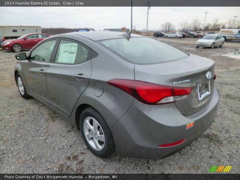 Gray / Gray 2014 Hyundai Elantra SE Sedan