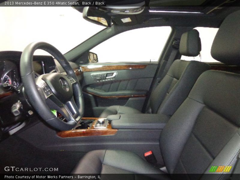 Black / Black 2013 Mercedes-Benz E 350 4Matic Sedan