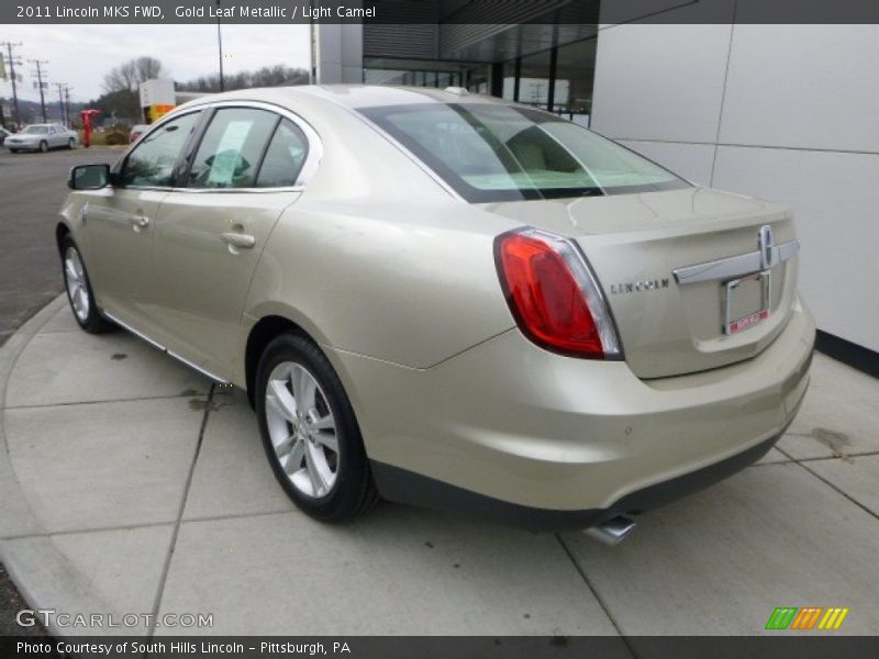 Gold Leaf Metallic / Light Camel 2011 Lincoln MKS FWD