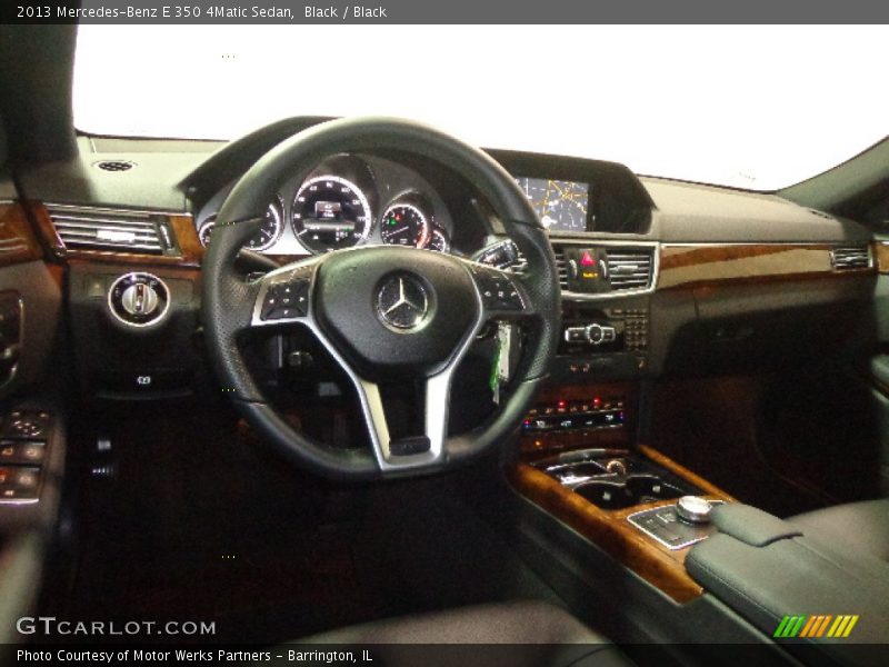 Black / Black 2013 Mercedes-Benz E 350 4Matic Sedan