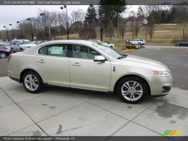 Gold Leaf Metallic / Light Camel 2011 Lincoln MKS FWD