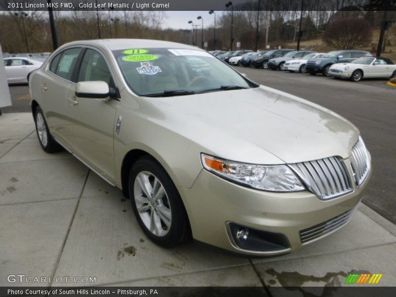 Gold Leaf Metallic / Light Camel 2011 Lincoln MKS FWD