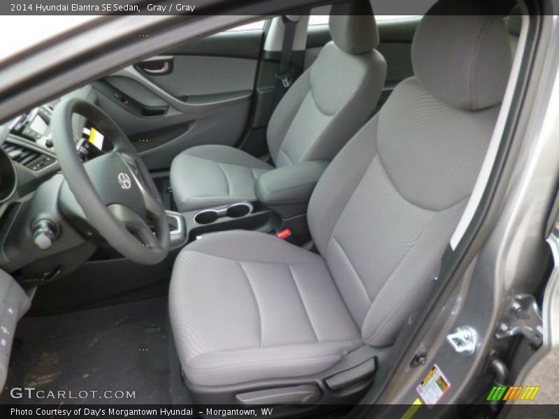 Gray / Gray 2014 Hyundai Elantra SE Sedan
