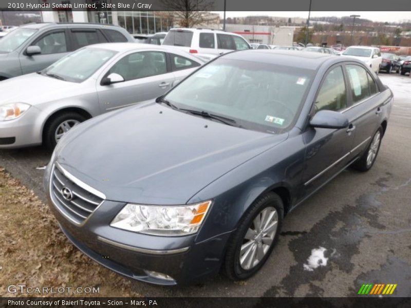 Slate Blue / Gray 2010 Hyundai Sonata Limited