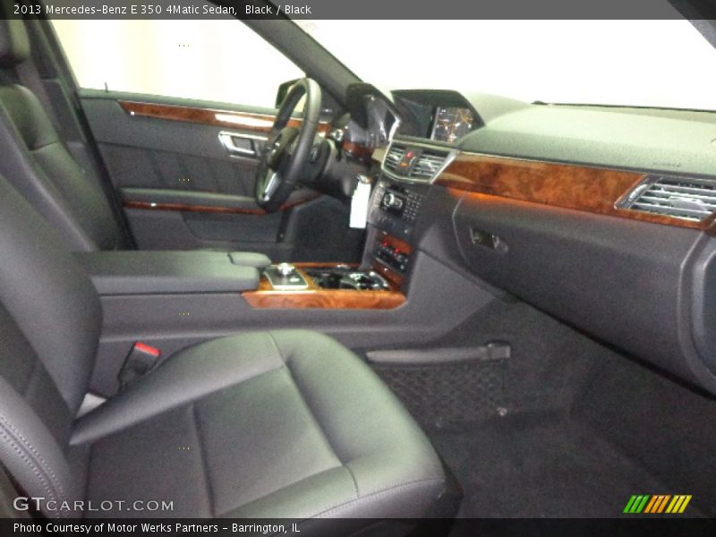 Black / Black 2013 Mercedes-Benz E 350 4Matic Sedan