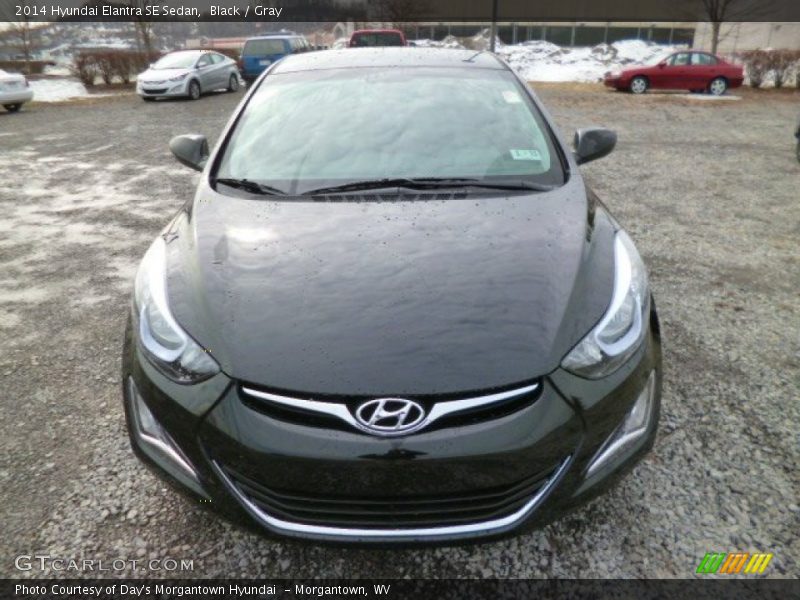 Black / Gray 2014 Hyundai Elantra SE Sedan