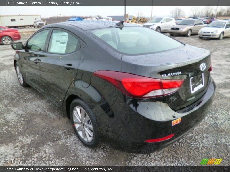 Black / Gray 2014 Hyundai Elantra SE Sedan