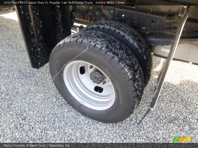Oxford White / Steel 2014 Ford F350 Super Duty XL Regular Cab 4x4 Dump Truck