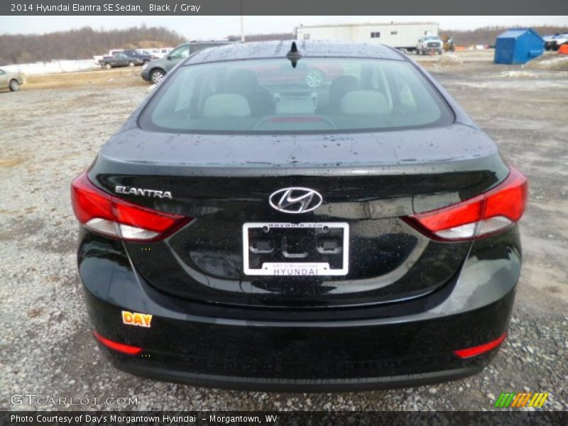 Black / Gray 2014 Hyundai Elantra SE Sedan