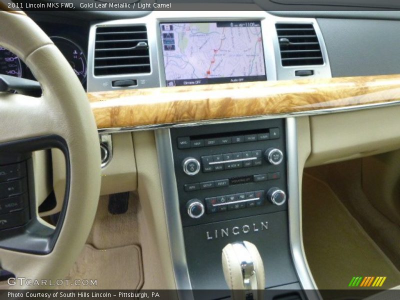 Gold Leaf Metallic / Light Camel 2011 Lincoln MKS FWD