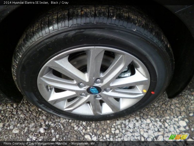 Black / Gray 2014 Hyundai Elantra SE Sedan