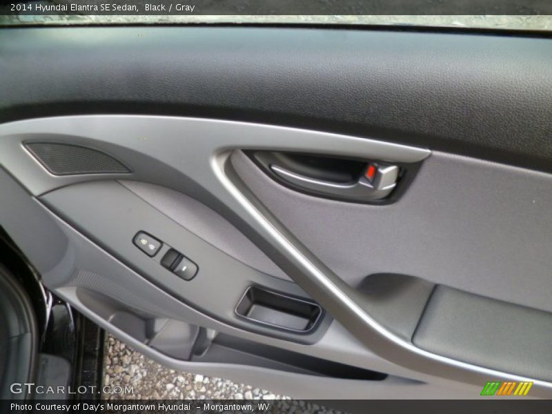 Black / Gray 2014 Hyundai Elantra SE Sedan