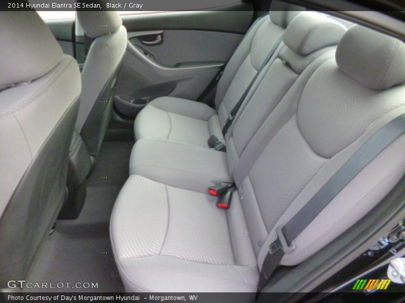 Black / Gray 2014 Hyundai Elantra SE Sedan
