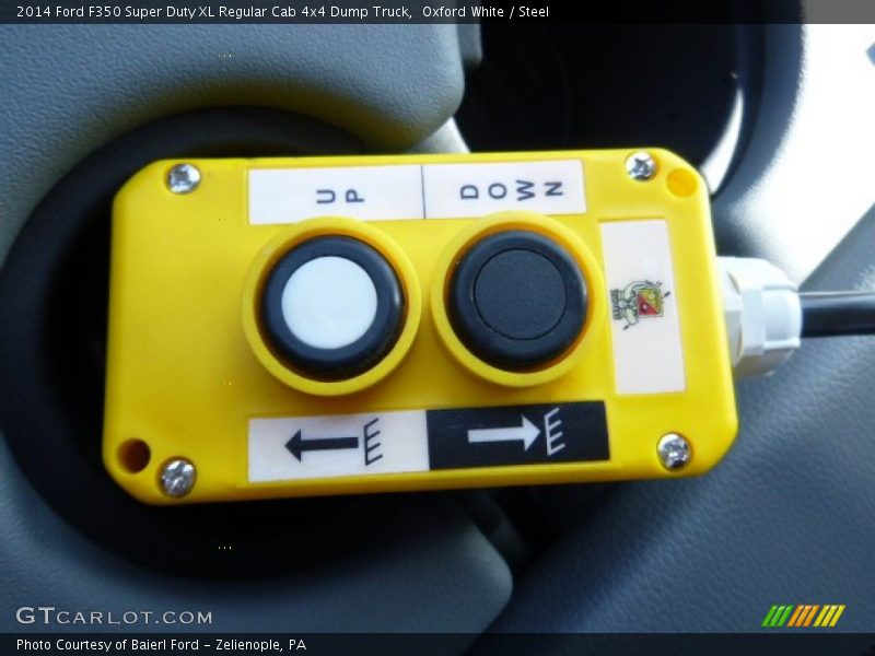 Oxford White / Steel 2014 Ford F350 Super Duty XL Regular Cab 4x4 Dump Truck