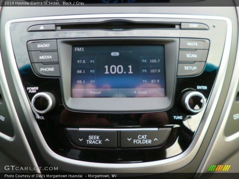 Black / Gray 2014 Hyundai Elantra SE Sedan