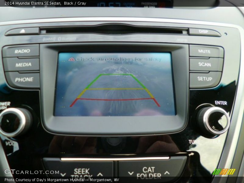 Black / Gray 2014 Hyundai Elantra SE Sedan