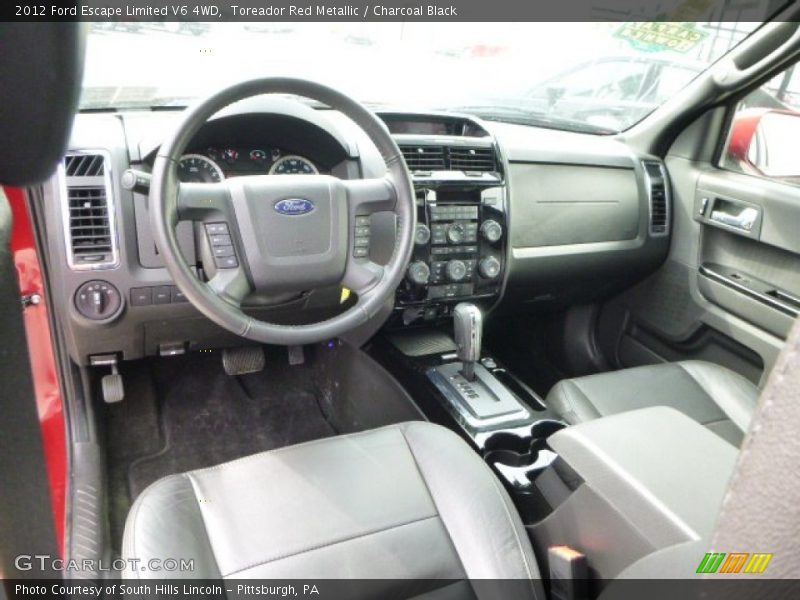 Toreador Red Metallic / Charcoal Black 2012 Ford Escape Limited V6 4WD