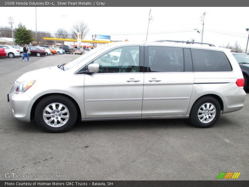 Silver Pearl Metallic / Gray 2008 Honda Odyssey EX-L