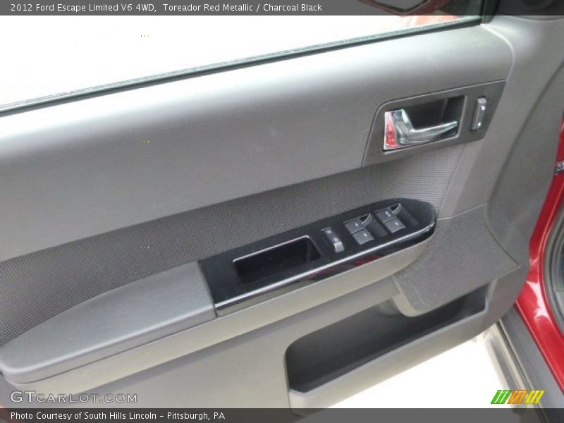 Toreador Red Metallic / Charcoal Black 2012 Ford Escape Limited V6 4WD