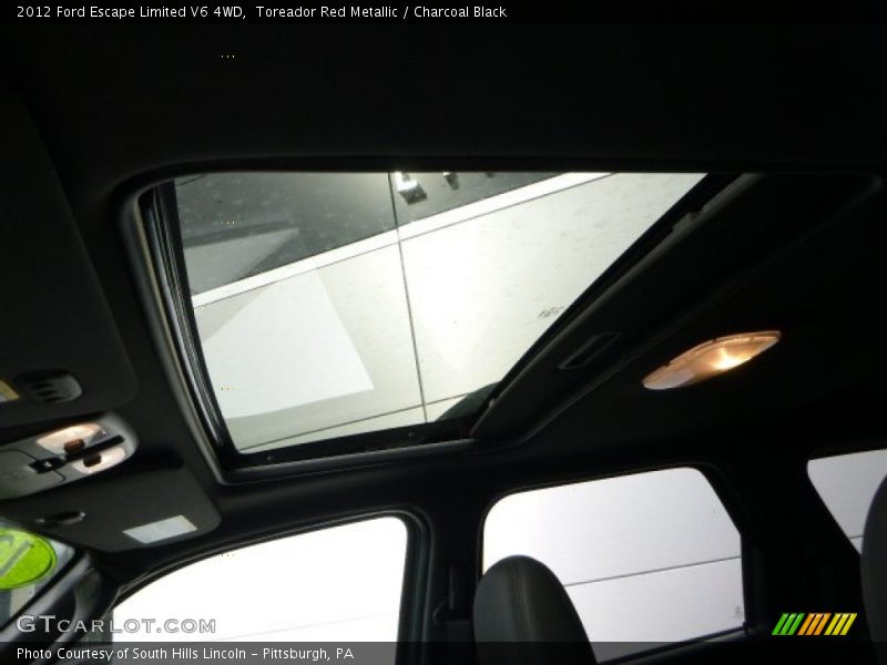 Toreador Red Metallic / Charcoal Black 2012 Ford Escape Limited V6 4WD