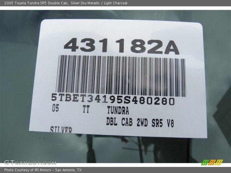 Silver Sky Metallic / Light Charcoal 2005 Toyota Tundra SR5 Double Cab