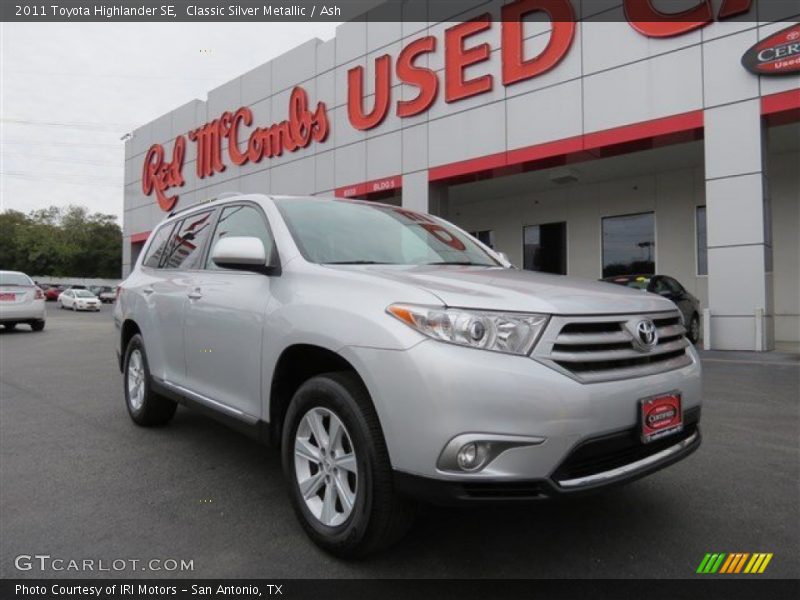 Classic Silver Metallic / Ash 2011 Toyota Highlander SE