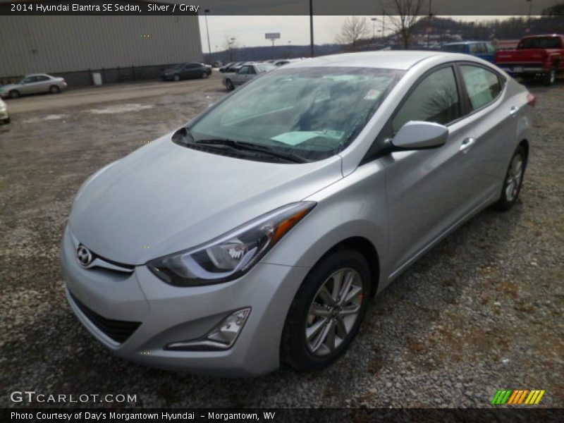 Silver / Gray 2014 Hyundai Elantra SE Sedan