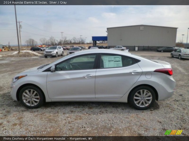 Silver / Gray 2014 Hyundai Elantra SE Sedan