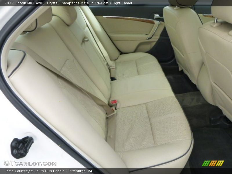 Crystal Champagne Metallic Tri-Coat / Light Camel 2012 Lincoln MKZ AWD